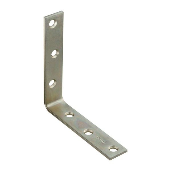 National Hardware National Hardware 5 in. H X 1 in. W X 0.16 in. D Zinc-Plated Steel Inside Corner Brace N220-152 - main